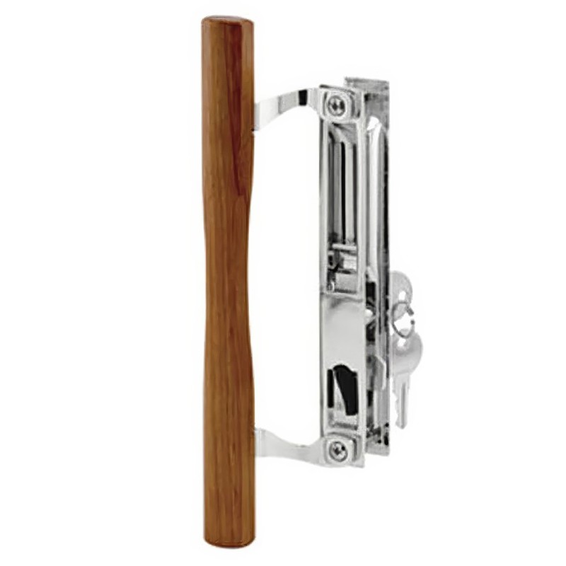 FHC C1075 Keyed Sliding Door Flush Handle Set 6-5/8″ Chrome