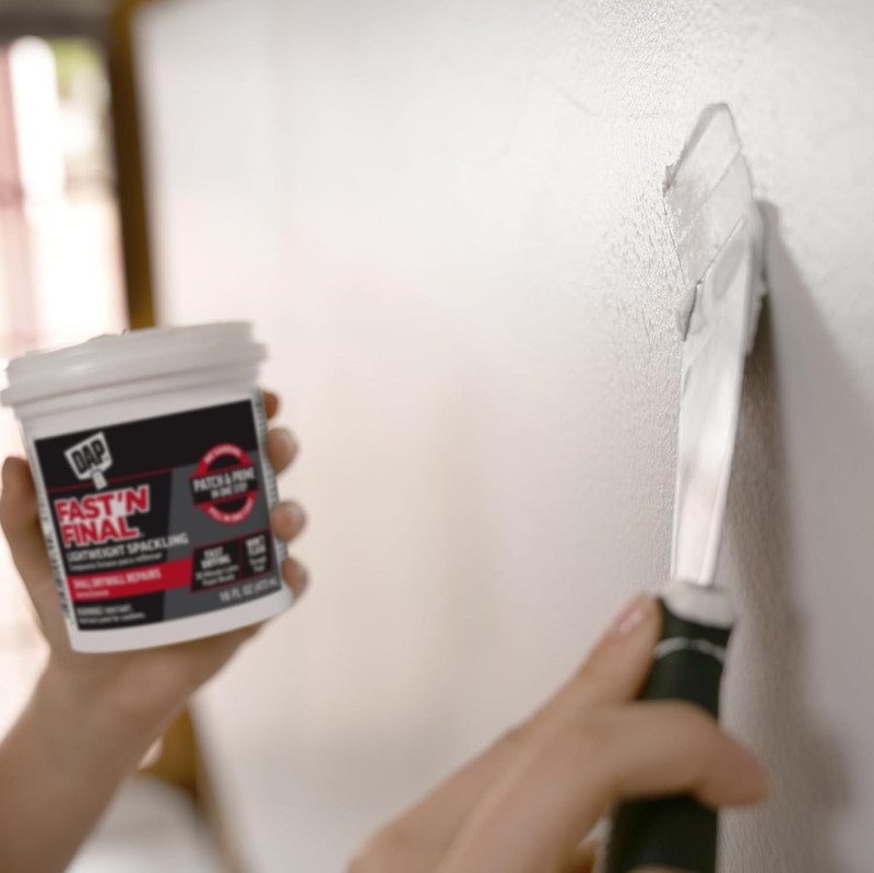 DAP Fast 'N Final Lightweight Spackling, White, 16 Oz gallery