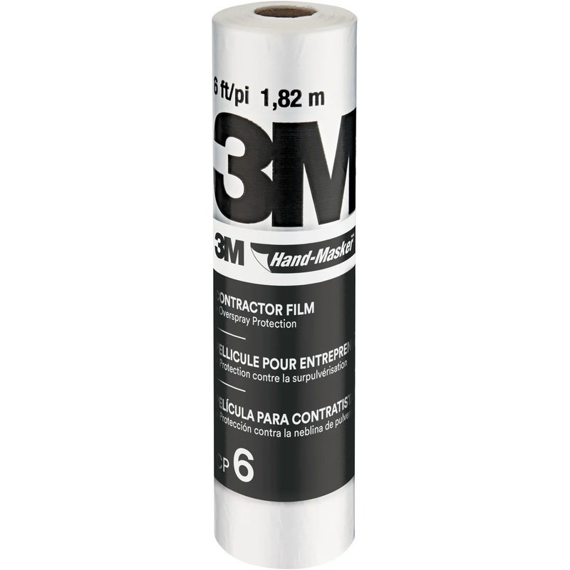 3M CP6 Hand-Masker Plastic Masking Film 90′ L x 6′ W ***FREE SHIPPING
