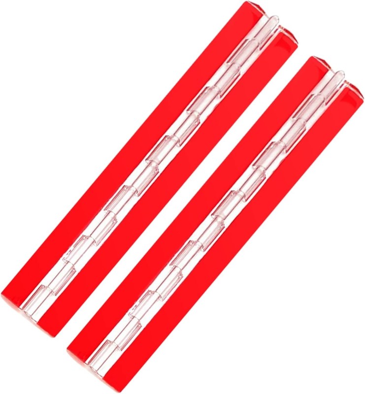 2 Pcs 12 Inch Acrylic Hinge, Transparent Plastic Continuous Piano Hinge, Self...