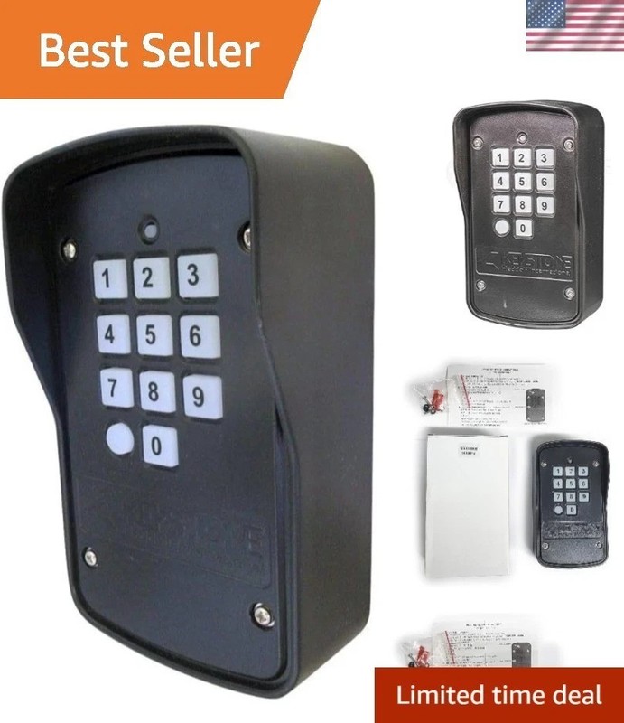 M330-1KA Multi-Code Compatible Wireless Gate and Garage Door Opener Keypad 30…