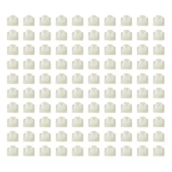 100 PCS Screw Insert, Sturdy Screw Retainer for Mounting License Color: 100PCS