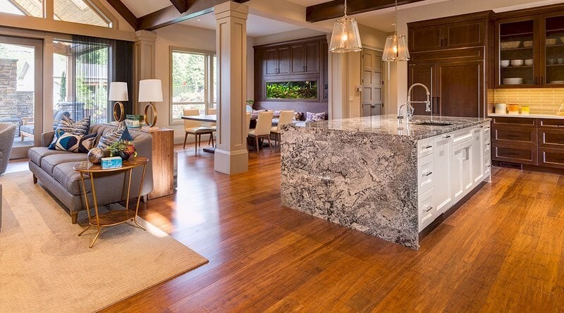 8″ Sample Piece – Ambient® Carbonized Wide Plank Bamboo Flooring (Sample)