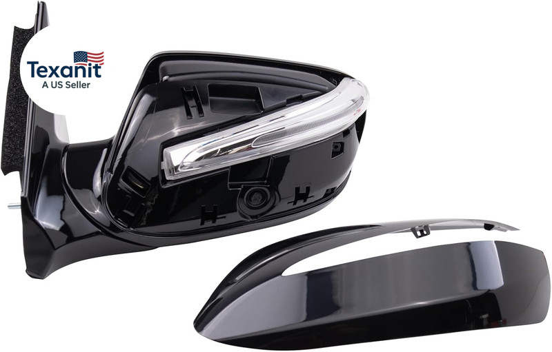 Driver Side Mirror Assembly Power Heated Turn Signal Blind Spot Foldaway Smooth gallery