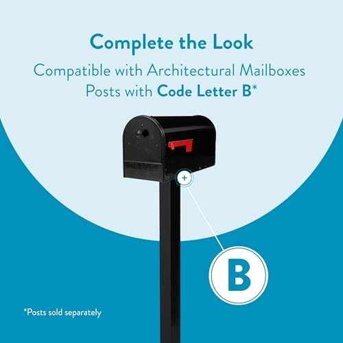 Gibraltar Mailboxes OM160BEC Outback Double Door - Large Capacity - Black gallery
