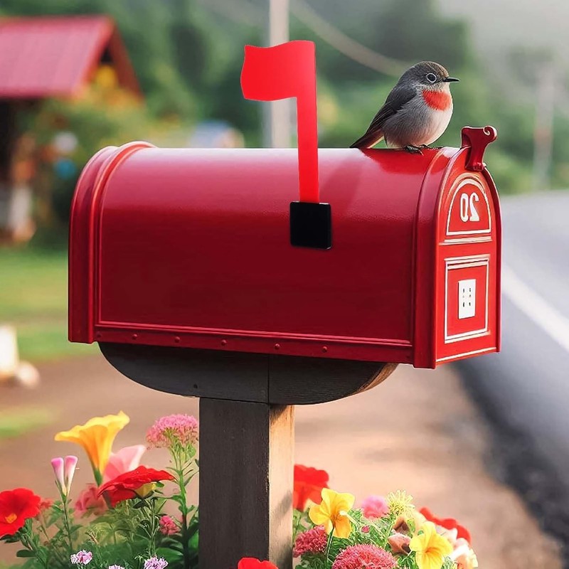 Easy-Install Mailbox Flag Replacement Kit - Upgrade Your Mailbox with a Red F gallery