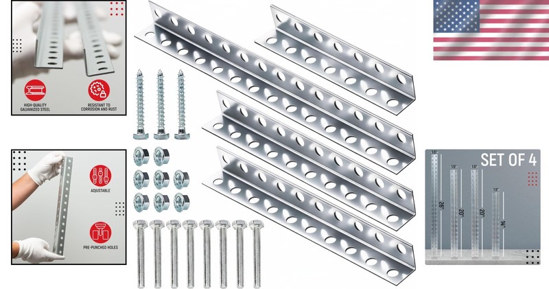 Comprehensive Garage Door Brace Set - Rust-Resistant Steel and Easy Installation gallery