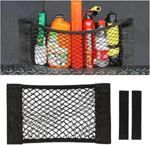 Mesh Cargo Net, Universal Stretchable Trunk Storage Net Wall Sticker Medium