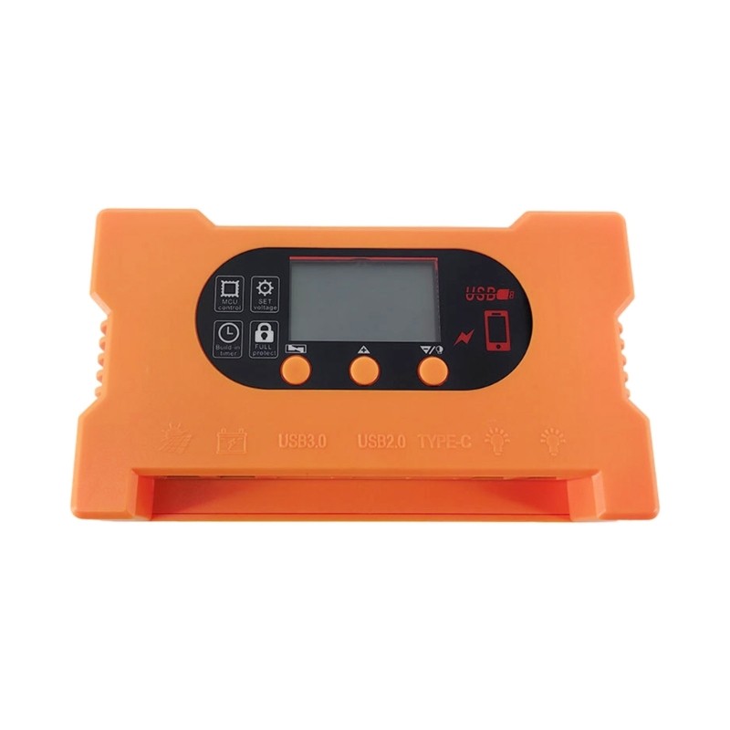 Solar Charge Controller 12V 24V Auto Solar Panel Charge Regulator Double USB gallery