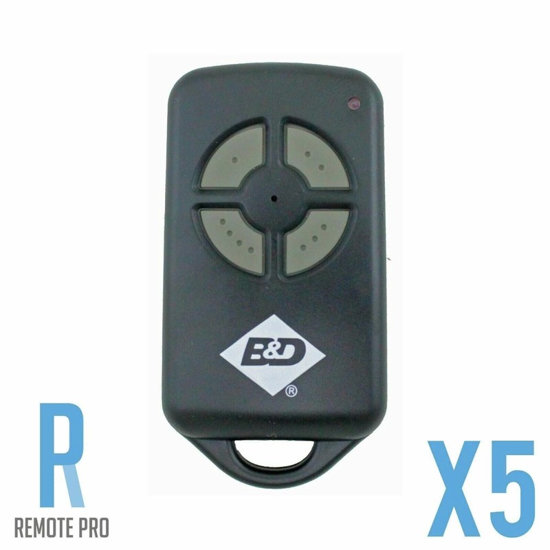 5 x B&D BND PTX4 059116 059120 CAD-601 Genuine/Original Garage/Gate Remote