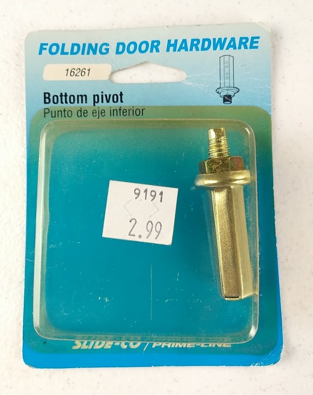 Bottom Pivot for Prime-Line Bi Folding Door Hardware, Slide-Co 16261