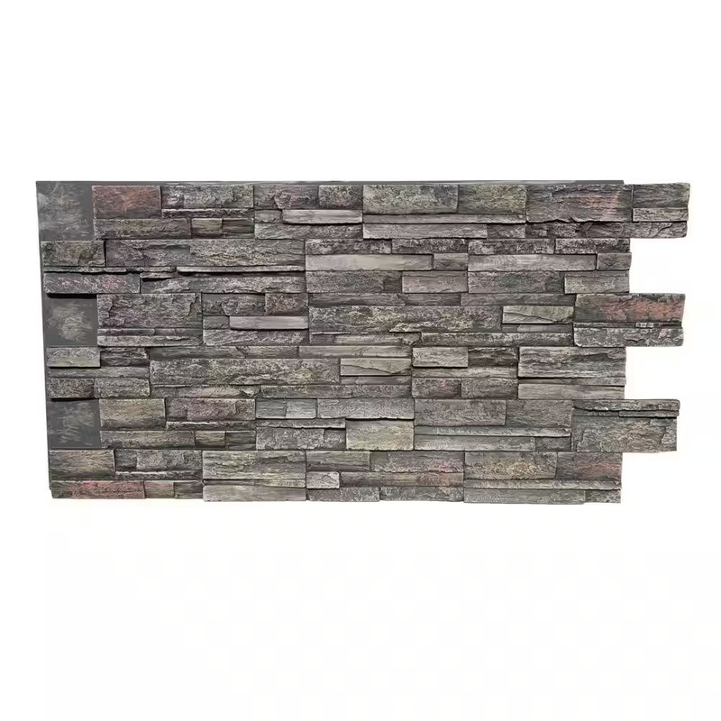 Stack Stone 48 In. X 24.25 In. Polyurethane Interlocking Siding Panel Finished i gallery