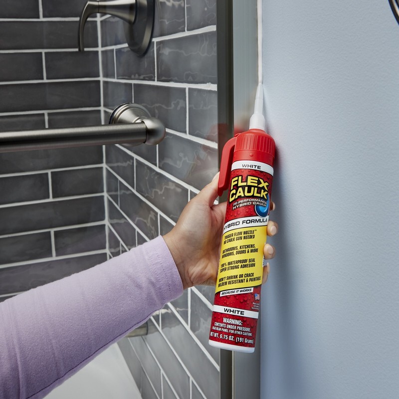 Flex Caulk, Waterproof & Weatherproof Hybrid Polymer Sealant, Strong, Paintable gallery