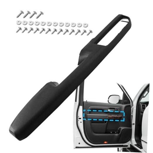 80994 Front Driver Left Side Armrest Repair for 2010-2014 Chevy Black gallery
