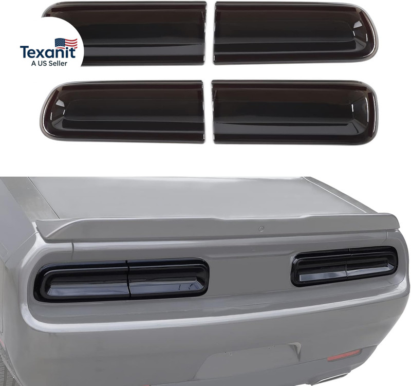Smoked Tail Light Covers Rear Light Guards Exterior Accessories Compatible with
