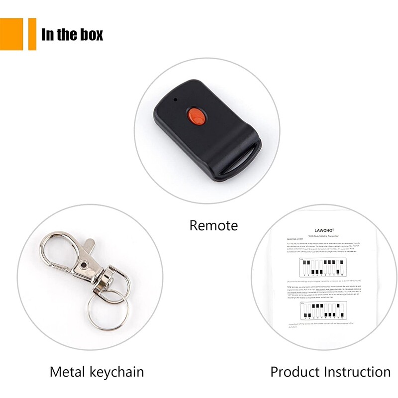 1/2PC Garage & Gate Door Remote Control Opener Transmitter 10 digit EZ Code M300 gallery