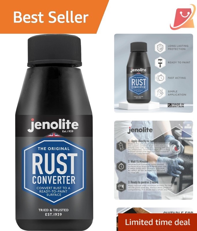 Rust Converter Metal 150ml Rust Inhibitor Anti-Corrosion, Ready to Paint