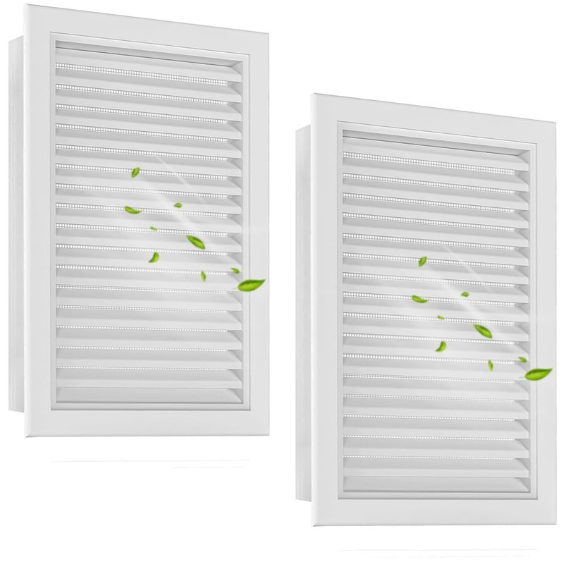 Paintable Aluminum Gable Vents – 2 Pack