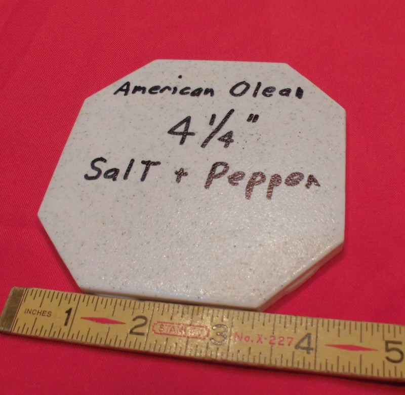 1 pc. *Salt & Pepper* Octagon Ceramic Tile 4-1/4" Crystalline, American Olean gallery