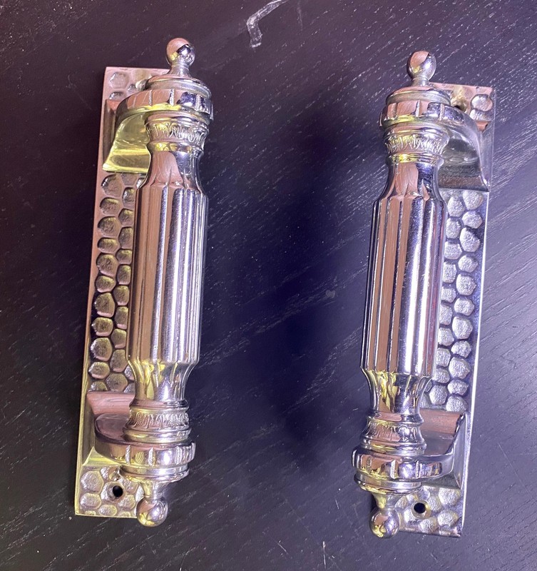 High-End Custom Chrome Entry Door Handles (Heavy / Designer) gallery