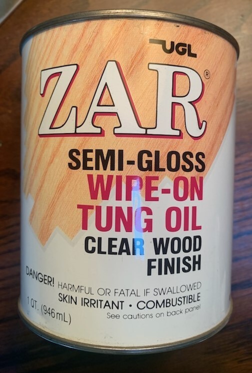 ZAR TUNG OIL WIPE ON FINISH CLEAR SEMI-GLOSS QUART