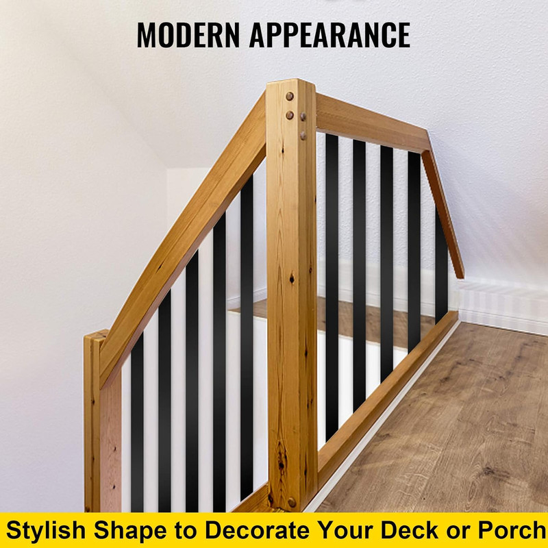 Sleek 76-Pack 29.5" Metal Deck Balusters for Wood & Composite Decks gallery