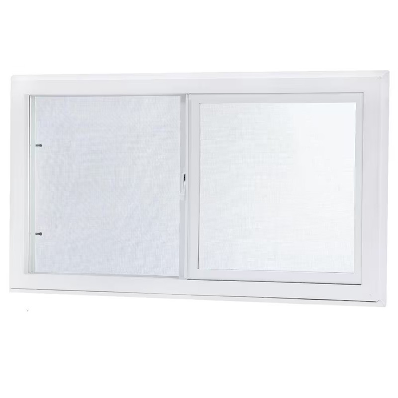 32.25 In. X 18.25 In. White Left-Hand Double-Pane Insulated Glass Vinyl Sliding gallery