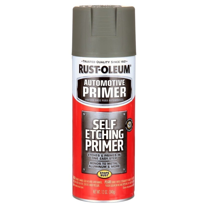Automotive Self Etching Primer Spray, Dark Green, 12 oz