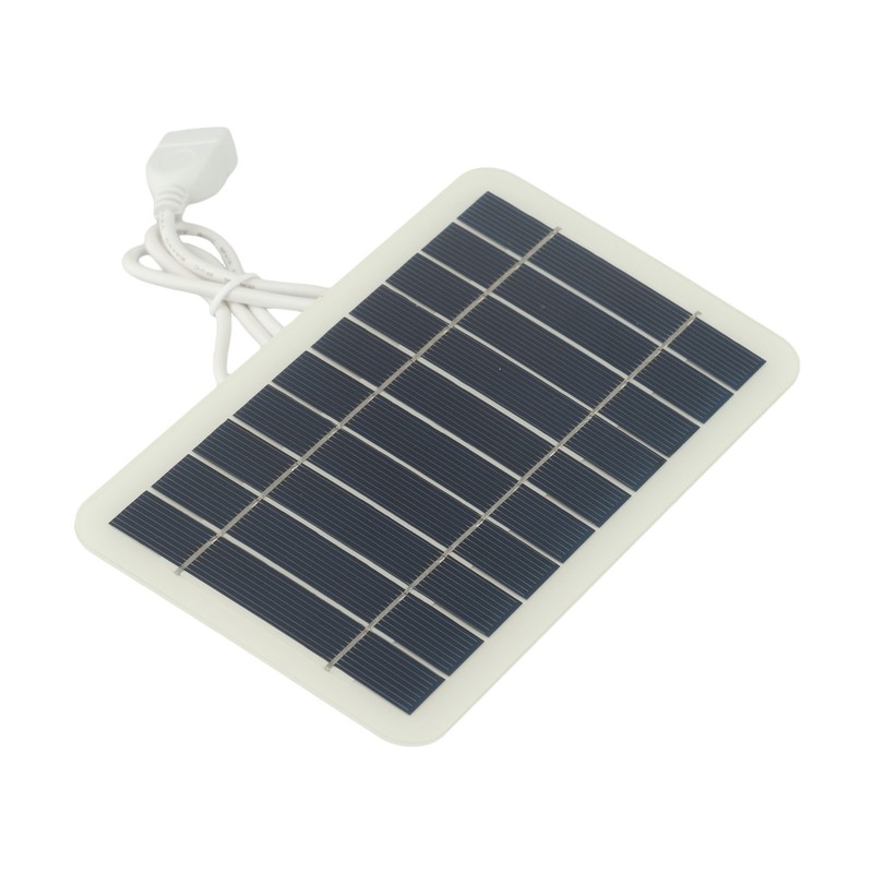 5W Solar Panel with USB Output Convenient Charging for Outdoor Enthusiasts