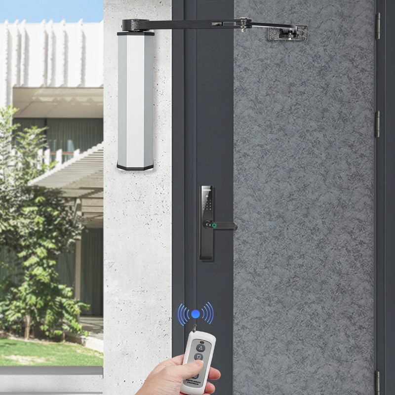 308lbs Automatic Swing Gate Opener Electric Flat Door Operator Closer w/ Remotes gallery