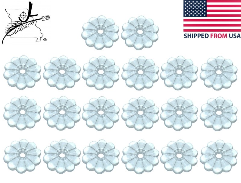 20 Clear Ceiling Floret Medallion Screw Washer Cover Rosettes Mobile Home RV 1.1