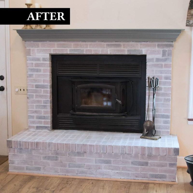 Brick Transformations Whitewash Paint for Brick Walls and Fireplaces gallery