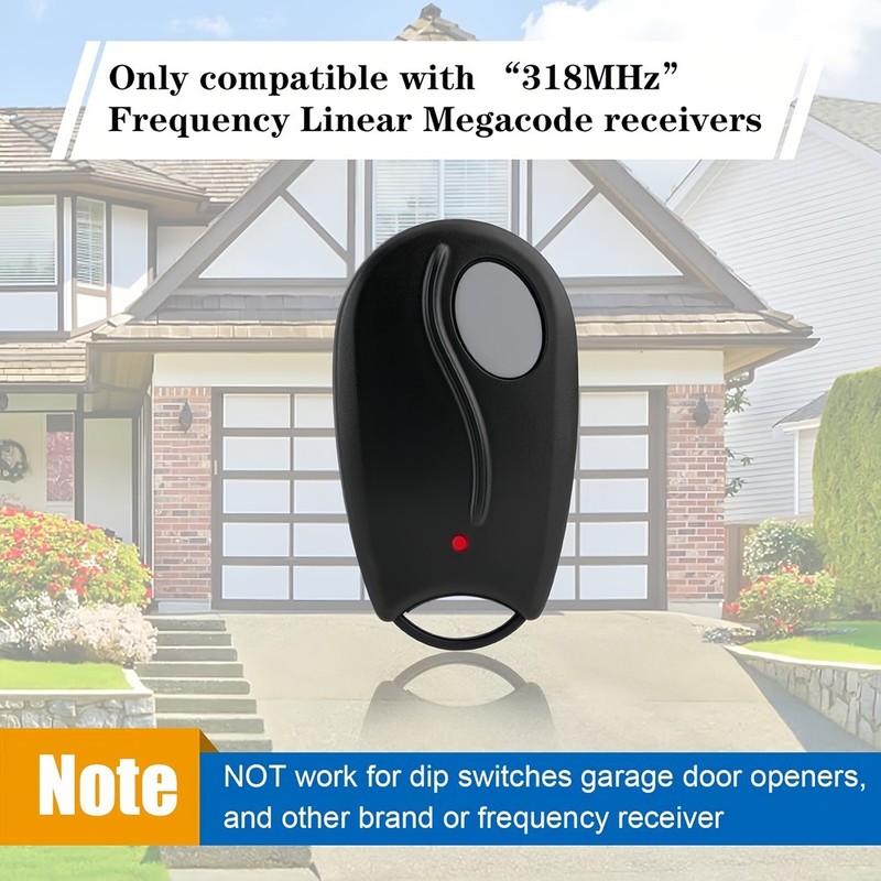 2 For Linear Megacode ACT-31B ACP00879 Key Chain Garage Door Remote Control Fob gallery