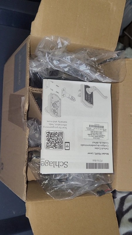 Schlage Touch Keyless Touchscreen Lever FE695 CAM 716 ACC Aged Bronze