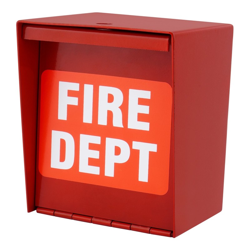 1PCS Upgraded Fire Department Box With Lock Hole Alloy Steel Wall Mount Storage gallery