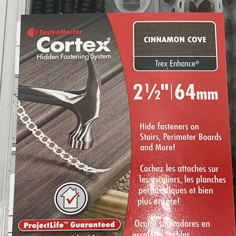 NEW!! FastenMaster 50 LF Collated Cortex for TREX Cinnamon Cove 2-1/2” Screws gallery