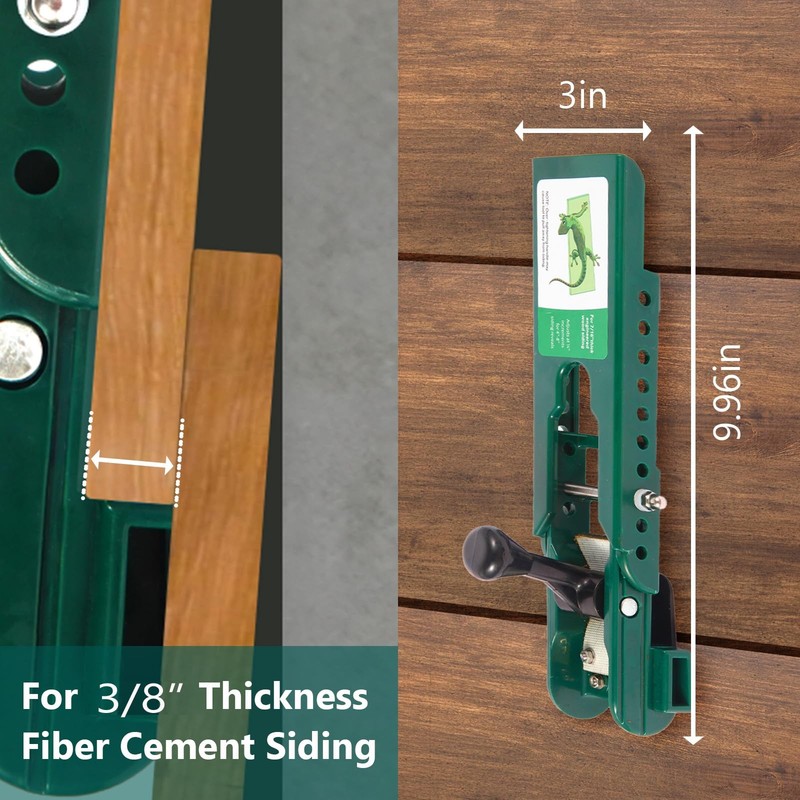 Siding Installation Tools Compatible with 3/8 inch Fiber Cement siding, Sidin... gallery