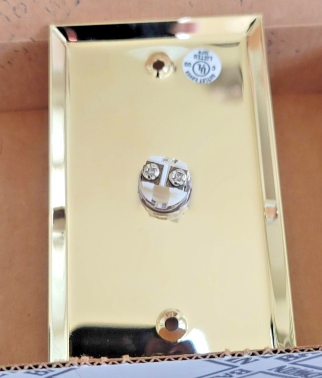 Baldwin Brass 4855-003 Rectangular Bell Button New in Box gallery