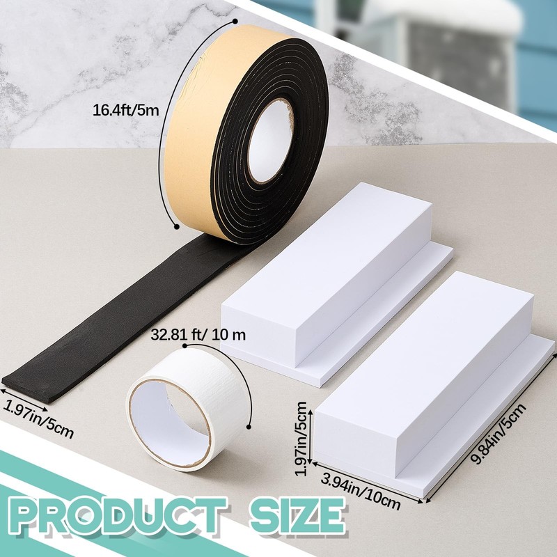 Innconee 4 Pcs Foam Block Compatible Midea U Shaped Window Air Conditioner gallery
