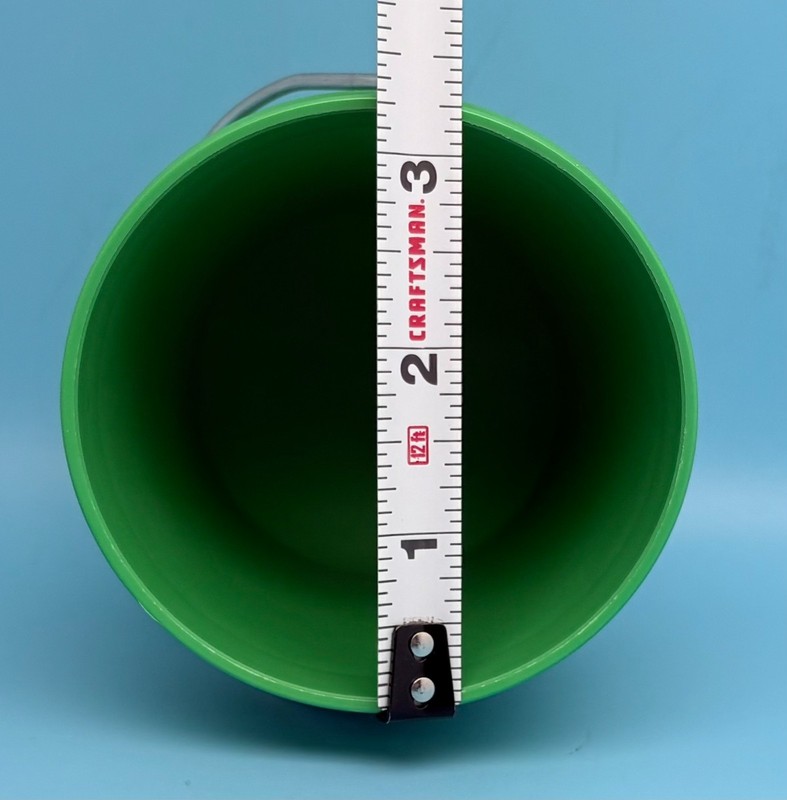 NEW! Menards Mini Buckets/Pails - Green - 400 mL each - #561-8236 - Lot of 4 gallery