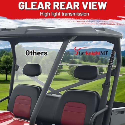 Ranger 800 Rear Windshield - Compatible with Polaris Ranger 800 2010-2014 gallery