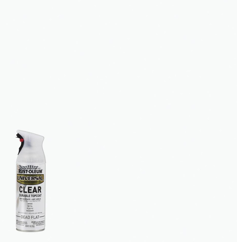 Rust-Oleum® Universal® Dead Flat Clear All Purpose Spray Paint – 11 oz.