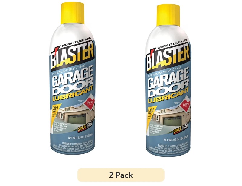 B’laster Silicone Garage Door Lubricant, 9.3 oz (2 Pack)