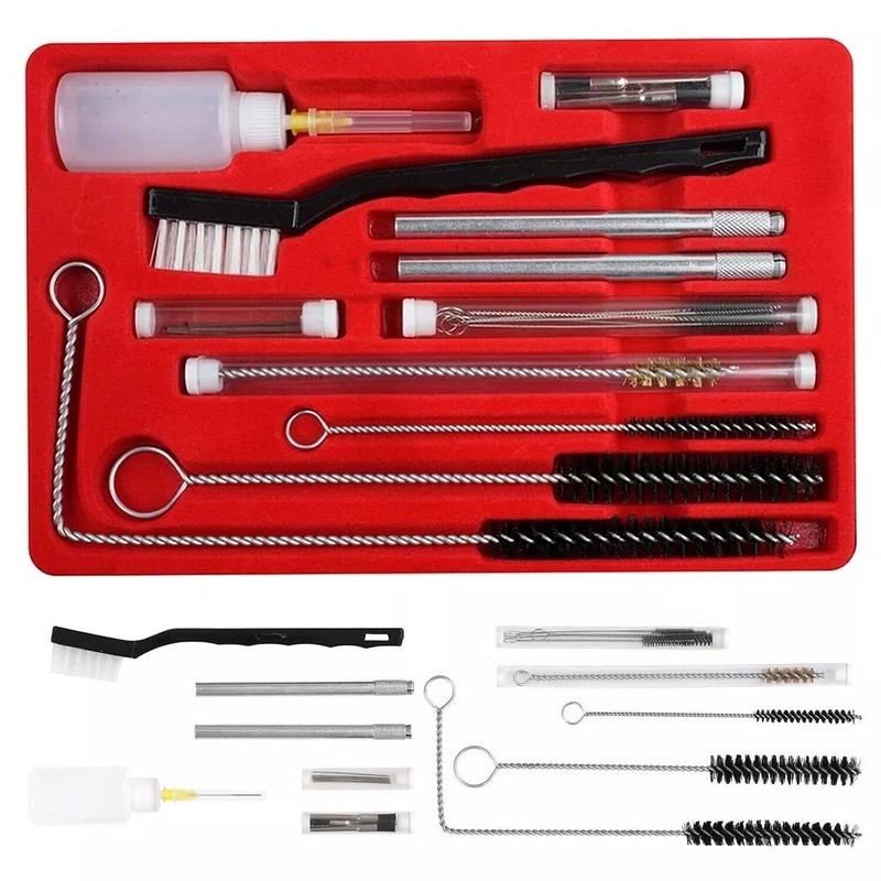 Automotive Spray Paint Gun Cleaning Kit 22pc – Air Brush Cleaner Supplies
