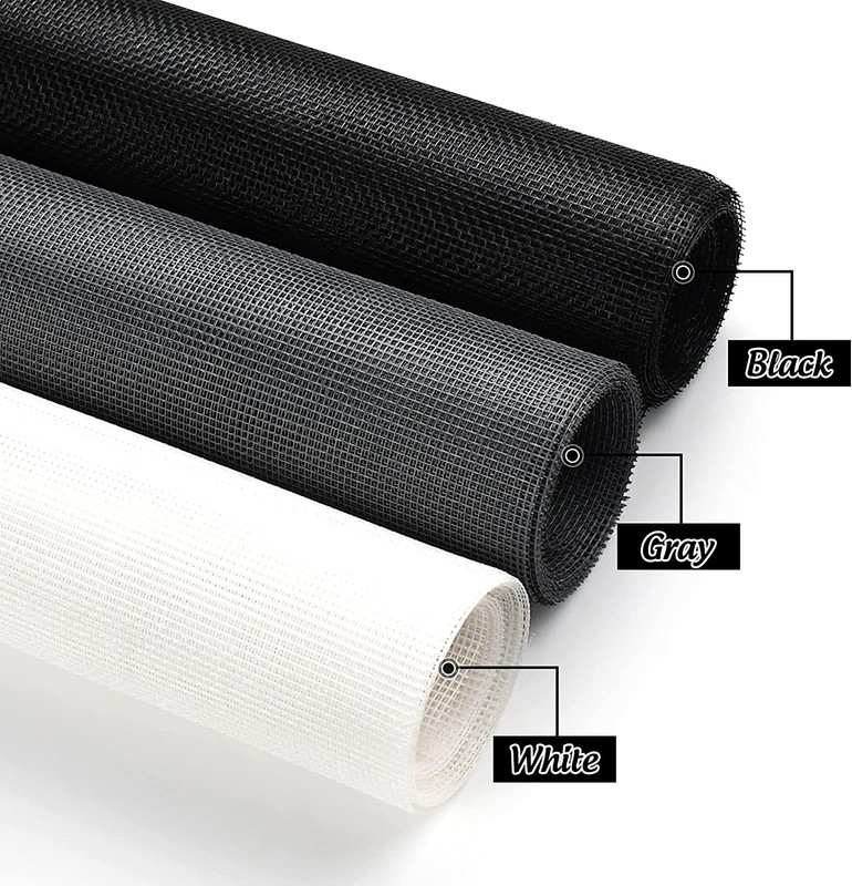 48″ x 106″ Adjustable Window Screens, DIY Custom Fiberglass Screen Mesh, Wind…
