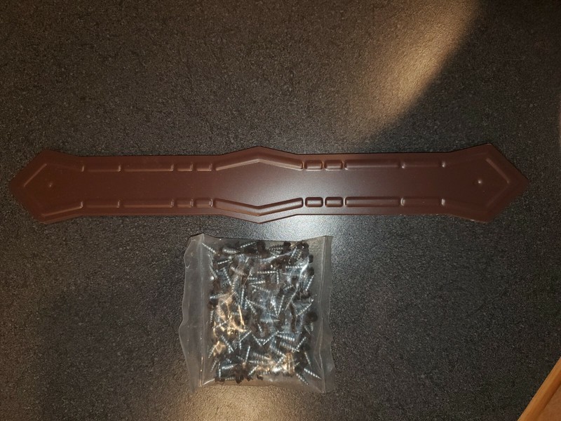 Diamond Pipe Band W/ Screws Downspout Gutters Royal Brown Aluminum Lot Of 10