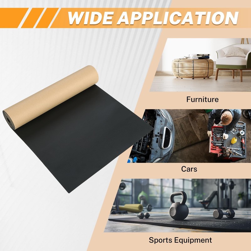 Sponge Neoprene with Adhesive Foam Rubber Sheet, 1/8 T x 12 W x 48 L, Closed ... gallery