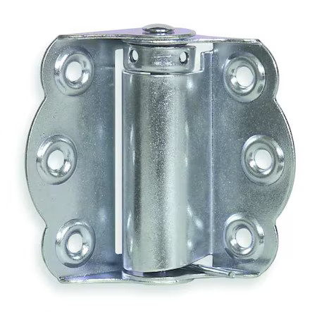 Spring Hinge, Steel, Full Surface Mounting, 1 15/32 In Leaf W X 2 3/4 In Leaf