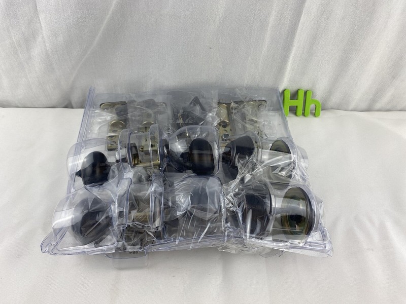 2 ( TWO ) Doorknob & Deadbolt Lock Set Keyed Cylinders Entry Ext/Int Kw1 ORB