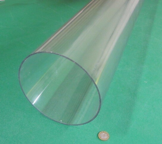 Kmac Polycarbonate Lexan Clear Tube / Tubing 7.00" x 6.75" (7.0" x 6 3/4") gallery